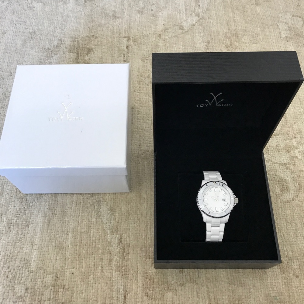 White Toy Watch